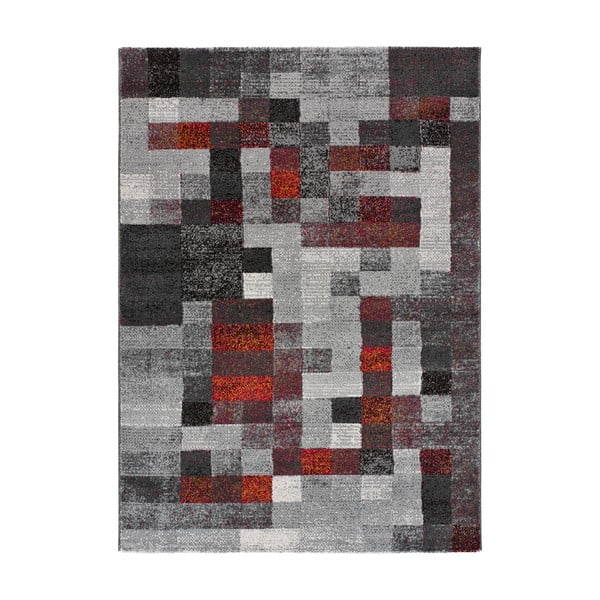 Tappeto rosso-grigio 160x230 cm Fusion - Universal