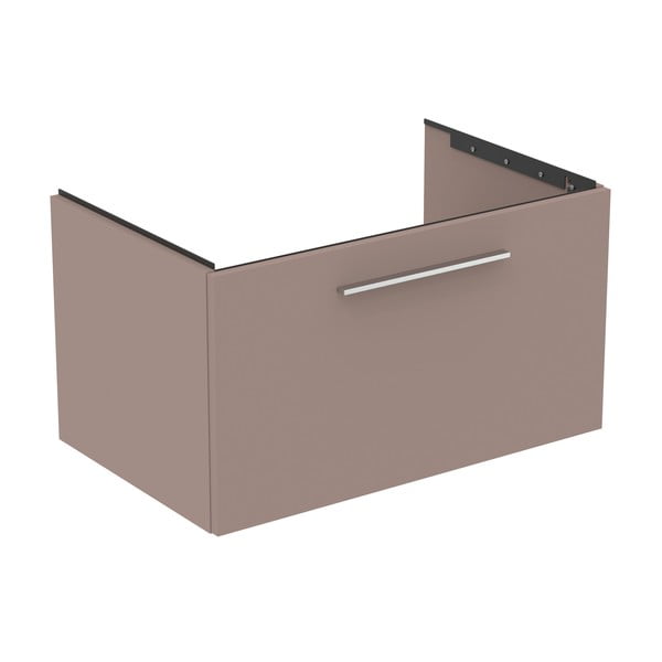Mobile per lavabo grigio e beige a sospensione 80x44 cm i.Life B - Ideal Standard-image-2