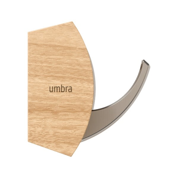 Appendiabiti da parete in legno di pioppo in colore naturale Flip - Umbra-image-4