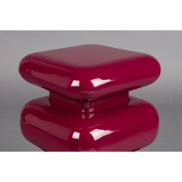 Tavolino in metallo 29x29 cm Stubby – Dutchbone-image-3