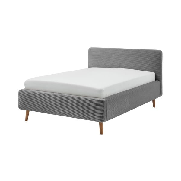 Letto singolo imbottito grigio rete non inclusa 120x200 cm Mattis – Meise Möbel