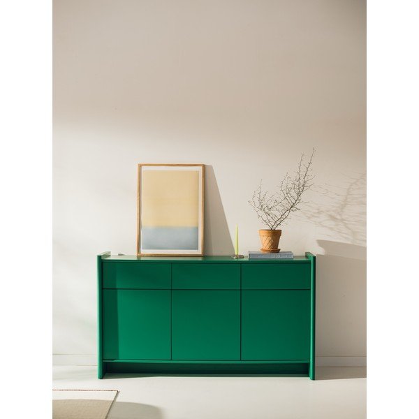 Credenza verde 160x91x46 cm Rali – noo.ma-image-4