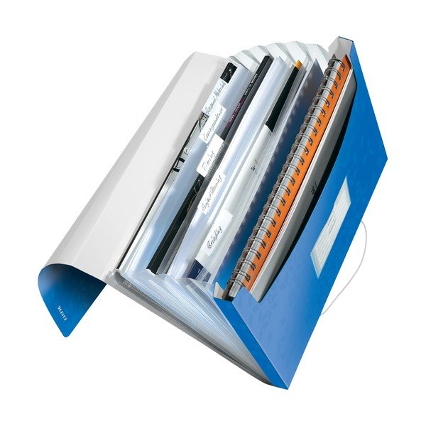 Cartella blu con scomparti WOW - Leitz-image-2