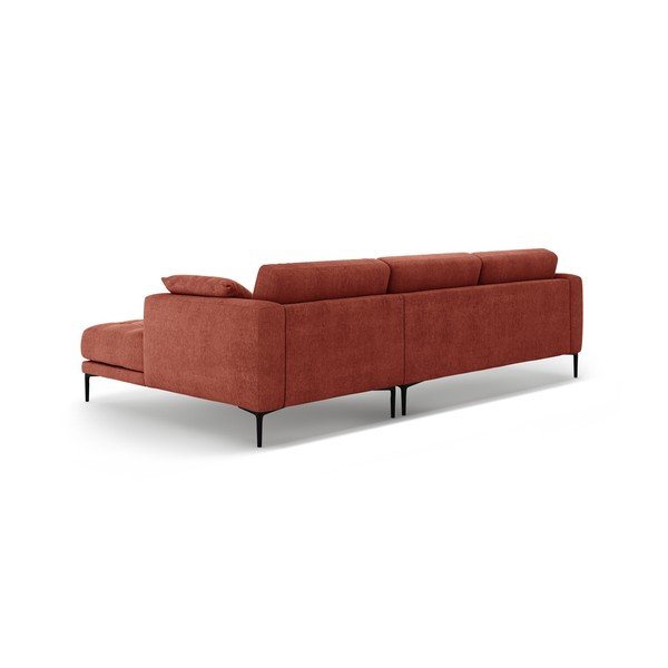 Divano angolare color mattone (con penisola a destra/con chaise lounge) Bemy – Micadoni -image-2