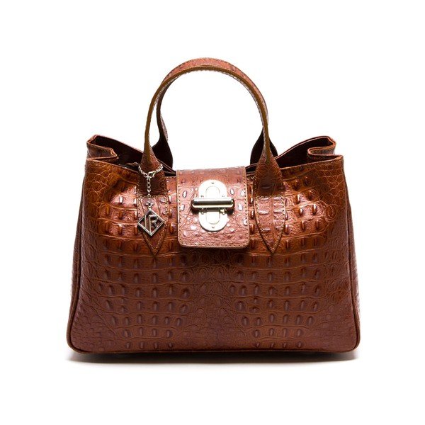 Kožená kabelka Isabella Rhea 614 Cognac