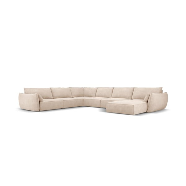 Divano angolare beige (angolo sinistro) Vanda - Mazzini Sofas-image-2