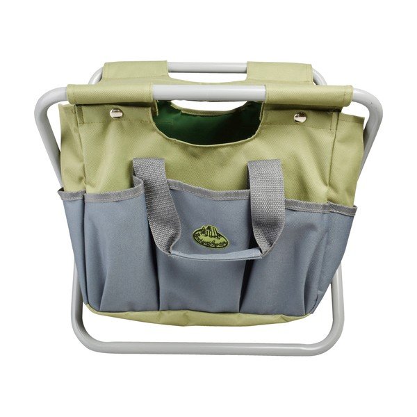 Sgabello da giardino verde-grigio - Esschert Design-image-3