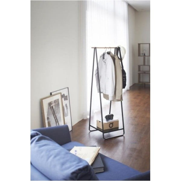 Appendiabiti in metallo nero Tower - YAMAZAKI-image-1