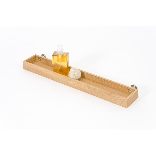 Mensola da bagno a parete in legno di quercia Yoku - Wireworks-image-3