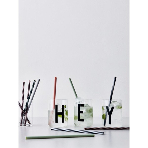 Set di 10 cannucce Multi - Design Letters-image-2