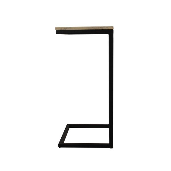 Tavolino in legno di mango grezzo Read - HSM collection-image-1