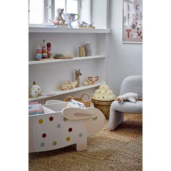 Libreria per bambini color crema 87x38x32 cm Villja – Bloomingville Mini-image-1