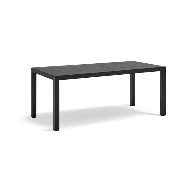 Tavolo da pranzo con piano in rovere massiccio 75x180 cm Alma – Teulat