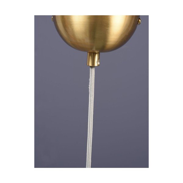 Lampada a sospensione color oro con paralume in vetro ø 13 cm Brussels - it's about RoMi-image-3