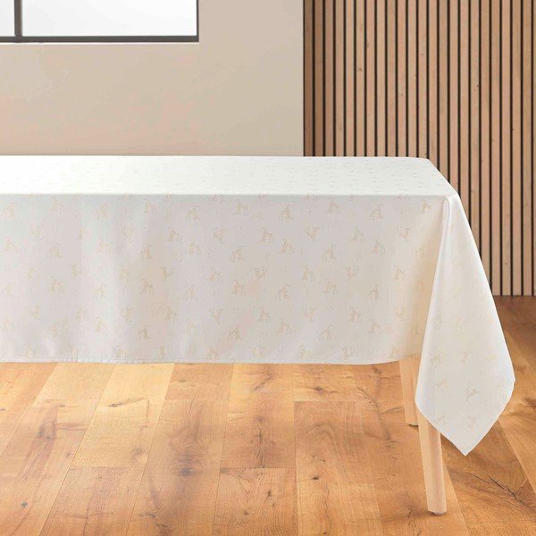 Tovaglia in jacquard a tema Natale 140x250 cm Les Rennes – douceur d'intérieur-image-1