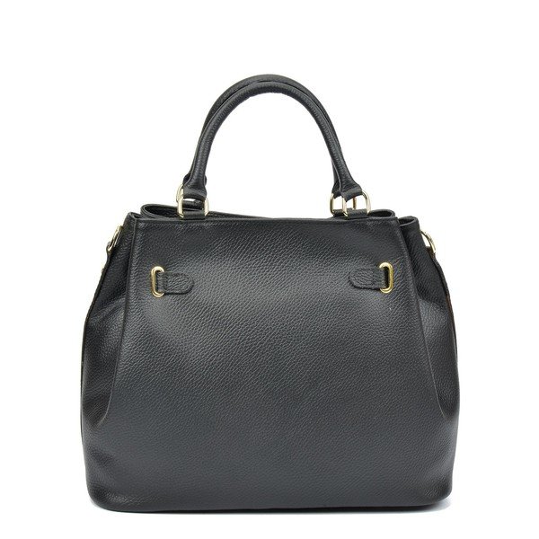 Borsa in pelle nera Lupe - Isabella Rhea-image-1
