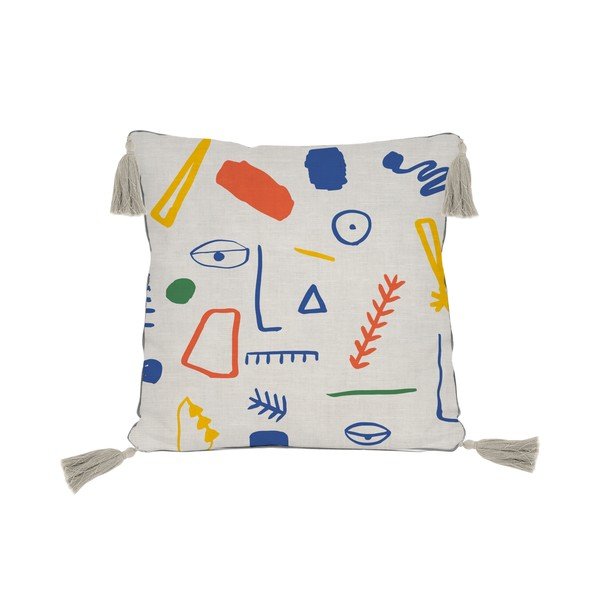 Cuscino Juno, 45 x 45 cm Juno Face - Madre Selva