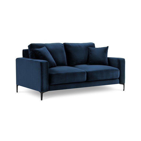 Divano in velluto blu navy, 158 cm Harmony - Kooko Home-image-2