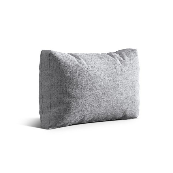 Cuscino per divano grigio chiaro con rivestimento in bouclé Kemi – Cosmopolitan Design-image-1