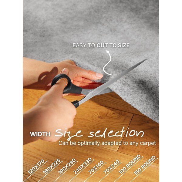 Strato antiscivolo per tappeti 120x170 cm Solid – Vikosa-image-4