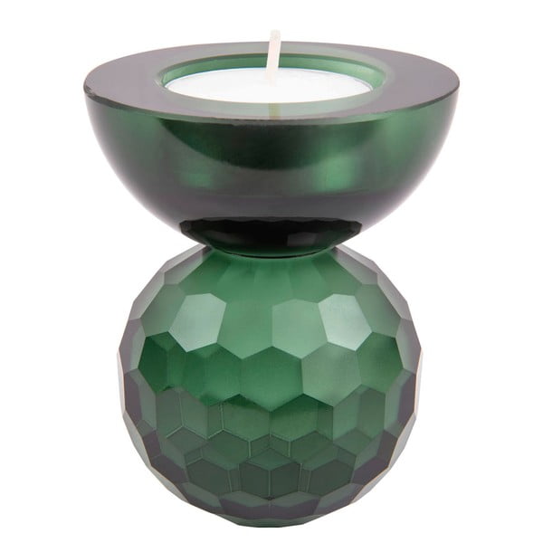 Candeliere in vetro verde Crystal Art - PT LIVING