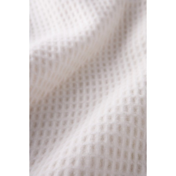 Plaid crema con motivo waffle , 140 x 180 cm Waffel - Euromant-image-3