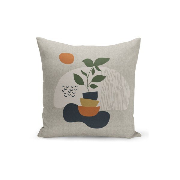 Cuscino con imbottitura Pianta Naturale , 43 x 43 cm - Kate Louise