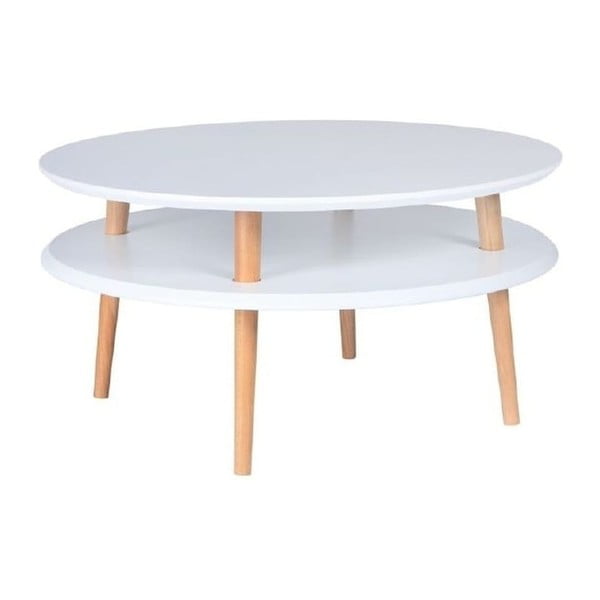 Tavolino bianco UFO, Ø 70 cm Ufo - Ragaba