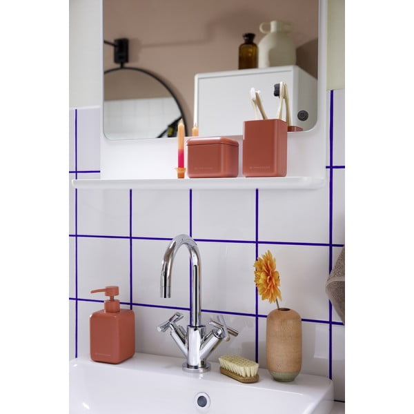 Dispenser per sapone in poliresina arancione 380 ml Tom Tailor T-Rounded – Wenko-image-1