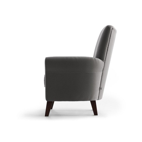 Poltrona in velluto grigio chiaro Balard - My Pop Design-image-4