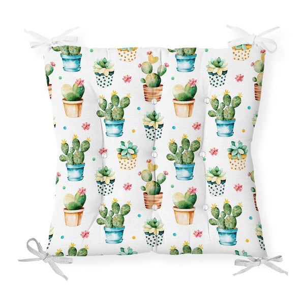 Cuscino Tiny Cacti in misto cotone, 40 x 40 cm - Minimalist Cushion Covers