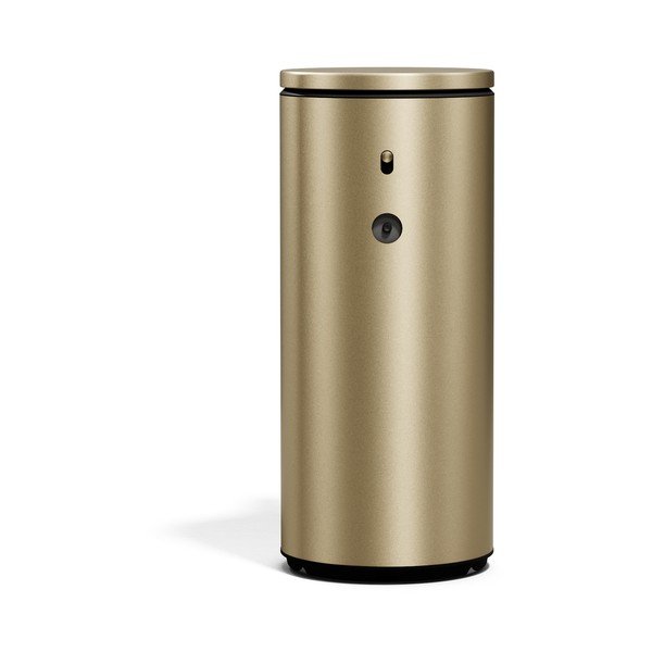 Dispenser per sapone automatico oro opaco in acciaio 266 ml – simplehuman-image-1