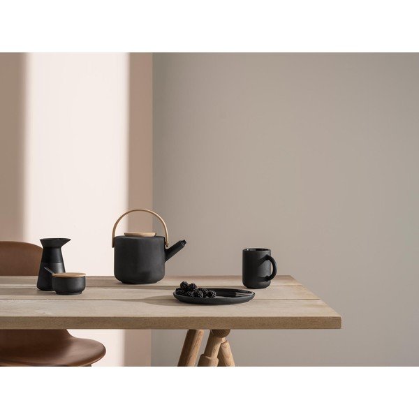 Teiera nera in gres 1,25 l Theo – Stelton-image-3
