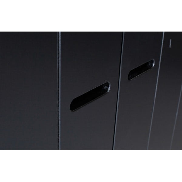 Armadio in pino nero 140x195 cm Connect - WOOOD-image-1
