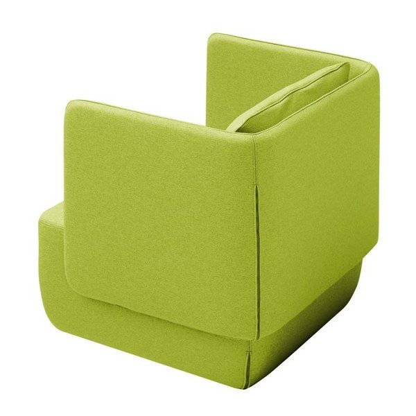 Poltrona verde lime bassa Opera - Softline-image-4
