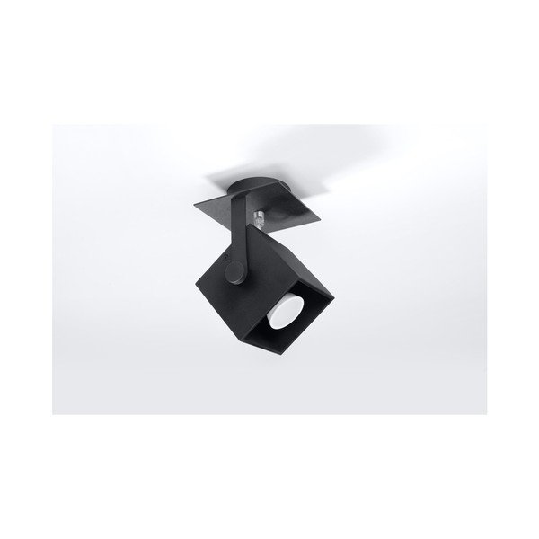Apparecchio da soffitto nero Noe Uno - Sollux