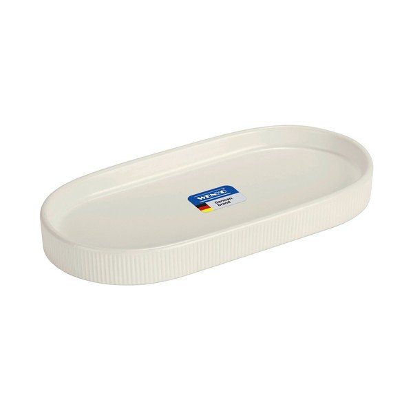Organizer da bagno color crema in ceramica Fablo – Wenko-image-2