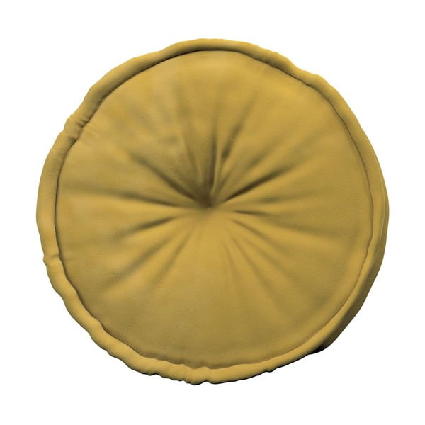 Borsa per sedersi Posh Velvet - Yellow Tipi-image-1