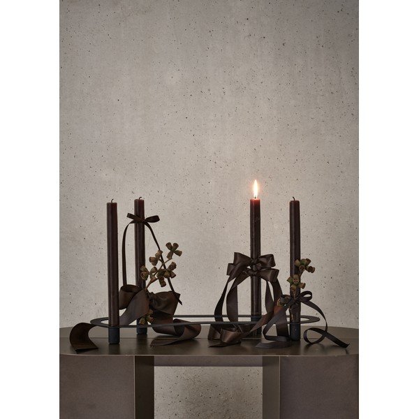 Portacandela in metallo per avvento Aro – Blomus-image-2