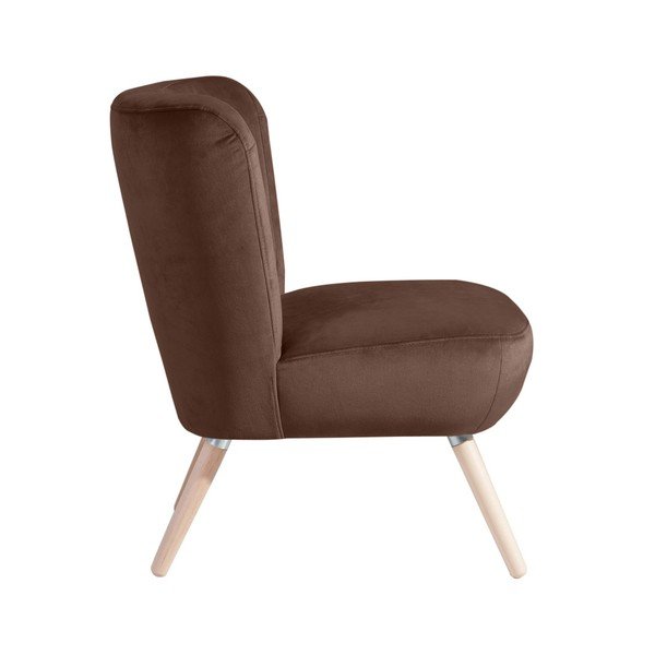 Poltrona marrone Neele Velvet - Max Winzer-image-2