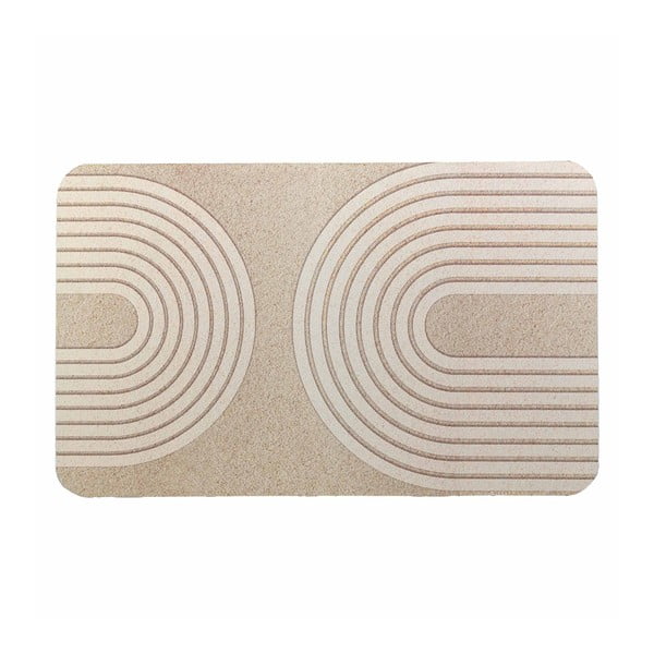 Tappetino per il bagno marrone chiaro 50x80 cm Adriel – douceur d'intérieur