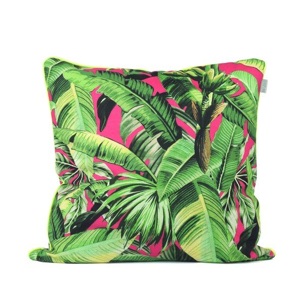 Bavlněný povlak na polštář HF Living Pink Palm, 50 x 50 cm