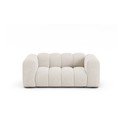 Divano color crema con rivestimento in ciniglia 170 cm Lupine – Micadoni 