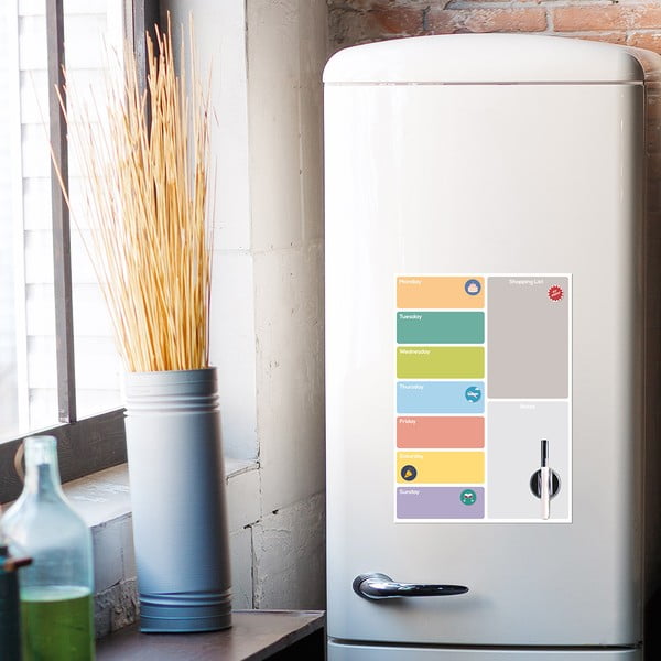 Lavagna magnetica 30x42 cm Week Planner - Balvi-image-1