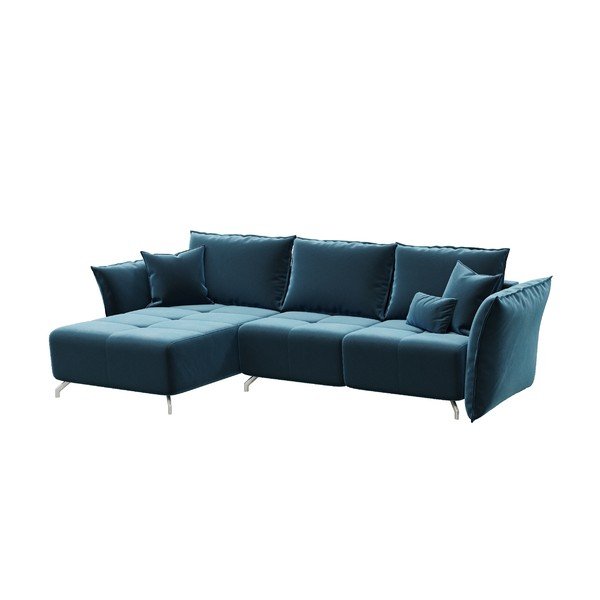 Divano letto in velluto blu scuro Devichy Hermes - devichy-image-3