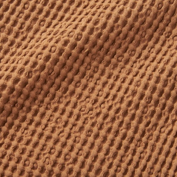 Coperta marrone in cotone 150x200 cm Jaipur Chunky Waffle – Pineapple Elephant-image-3