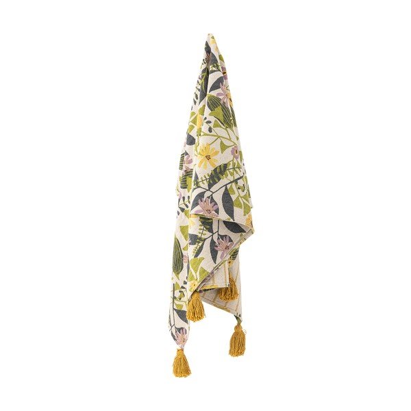 Coperta in cotone riciclato 130x160 cm Camelie – Bloomingville-image-3