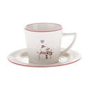 Tazza in porcellana bianca con motivo natalizio 110 ml - Dakls