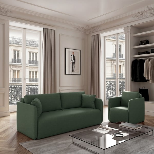 Poltrona verde Chaum – Rodier-image-1