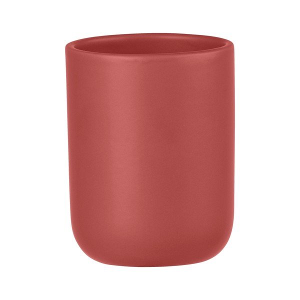 Tazza in ceramica rossa per spazzolini da denti Olinda - Allstar-image-2